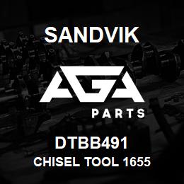 DTBB491 Sandvik CHISEL TOOL 1655 | AGA Parts