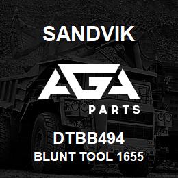 DTBB494 Sandvik BLUNT TOOL 1655 | AGA Parts