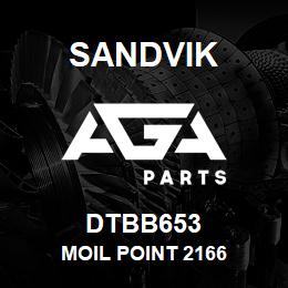 DTBB653 Sandvik MOIL POINT 2166 | AGA Parts