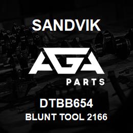 DTBB654 Sandvik BLUNT TOOL 2166 | AGA Parts