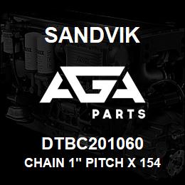 DTBC201060 Sandvik CHAIN 1" PITCH X 1549.4MM LONG | AGA Parts