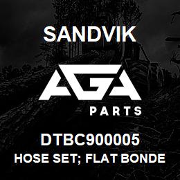 DTBC900005 Sandvik HOSE SET; FLAT BONDED; 1450 | AGA Parts