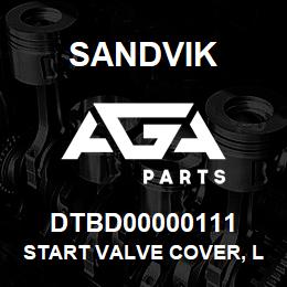 DTBD00000111 Sandvik START VALVE COVER, LS171 & LS191 | AGA Parts