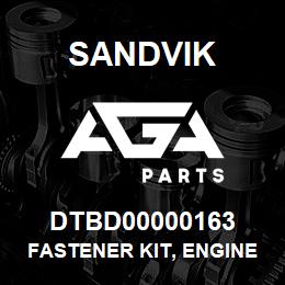 DTBD00000163 Sandvik FASTENER KIT, ENGINE MOUNTING GROUP | AGA Parts