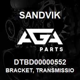 DTBD00000552 Sandvik BRACKET, TRANSMISSION FILTER | AGA Parts