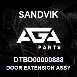 DTBD00000888 Sandvik DOOR EXTENSION ASSY TS495 | AGA Parts