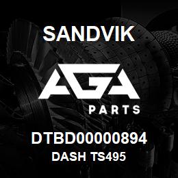 DTBD00000894 Sandvik DASH TS495 | AGA Parts