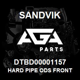 DTBD00001157 Sandvik HARD PIPE ODS FRONT | AGA Parts