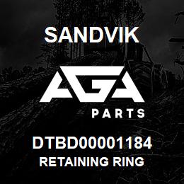 DTBD00001184 Sandvik RETAINING RING | AGA Parts