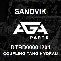 DTBD00001201 Sandvik COUPLING TANG HYDRAULIC FAN PUMP GRO | AGA Parts