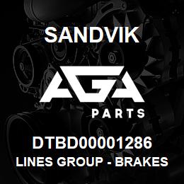 DTBD00001286 Sandvik LINES GROUP - BRAKES *GROUP REFERE | AGA Parts