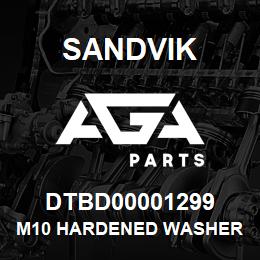 DTBD00001299 Sandvik M10 HARDENED WASHER | AGA Parts