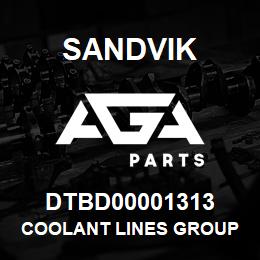 DTBD00001313 Sandvik COOLANT LINES GROUP C7 *GROUP REF | AGA Parts