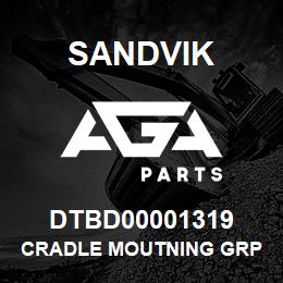 DTBD00001319 Sandvik CRADLE MOUTNING GRP *GROUP REFEREN | AGA Parts