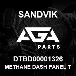 DTBD00001326 Sandvik METHANE DASH PANEL TS490 | AGA Parts