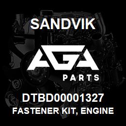 DTBD00001327 Sandvik FASTENER KIT, ENGINE CRADLE | AGA Parts