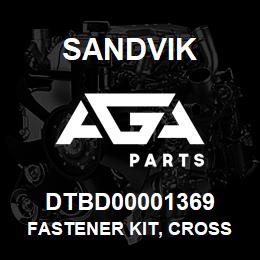 DTBD00001369 Sandvik FASTENER KIT, CROSS PLATE GROUP | AGA Parts