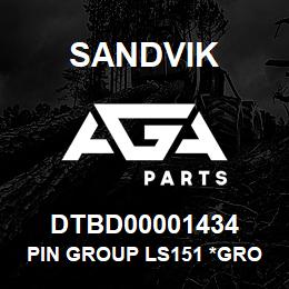 DTBD00001434 Sandvik PIN GROUP LS151 *GROUP REFERENCE | AGA Parts