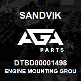 DTBD00001498 Sandvik ENGINE MOUNTING GROUP | AGA Parts