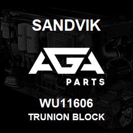 WU11606 Sandvik TRUNION BLOCK | AGA Parts