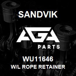 WU11646 Sandvik W/L ROPE RETAINER | AGA Parts