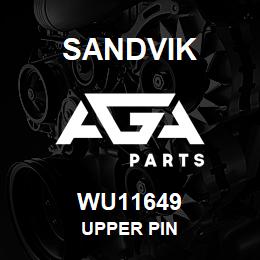 WU11649 Sandvik UPPER PIN | AGA Parts