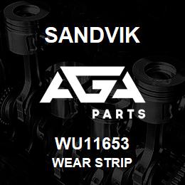 WU11653 Sandvik WEAR STRIP | AGA Parts