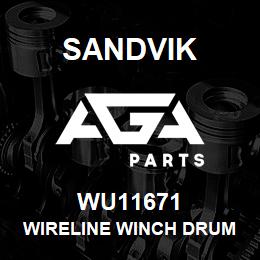 WU11671 Sandvik WIRELINE WINCH DRUM | AGA Parts