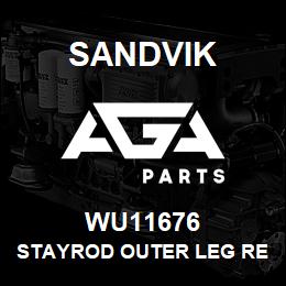 WU11676 Sandvik STAYROD OUTER LEG REV.1 | AGA Parts