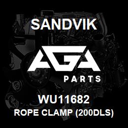 WU11682 Sandvik ROPE CLAMP (200DLS) | AGA Parts