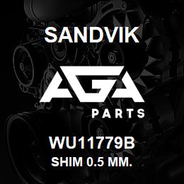 WU11779B Sandvik SHIM 0.5 MM. | AGA Parts