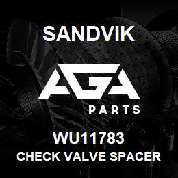 WU11783 Sandvik CHECK VALVE SPACER | AGA Parts