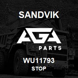 WU11793 Sandvik STOP | AGA Parts