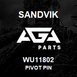 WU11802 Sandvik PIVOT PIN | AGA Parts