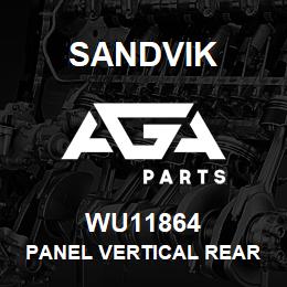 WU11864 Sandvik PANEL VERTICAL REAR | AGA Parts