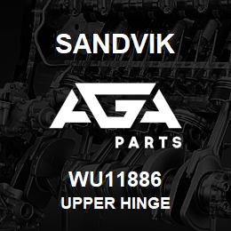 WU11886 Sandvik UPPER HINGE | AGA Parts