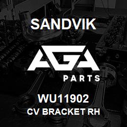 WU11902 Sandvik CV BRACKET RH | AGA Parts