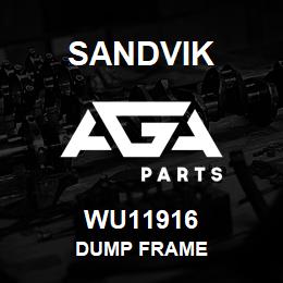 WU11916 Sandvik DUMP FRAME | AGA Parts