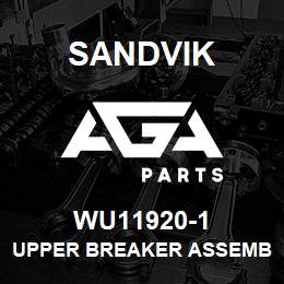 WU11920-1 Sandvik UPPER BREAKER ASSEMBLY HWT | AGA Parts