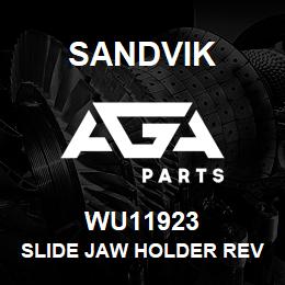 WU11923 Sandvik SLIDE JAW HOLDER REV1 | AGA Parts