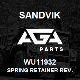 WU11932 Sandvik SPRING RETAINER REV. 1 | AGA Parts