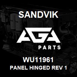 WU11961 Sandvik PANEL HINGED REV 1 | AGA Parts