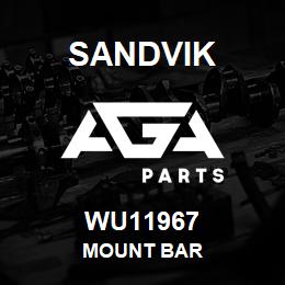 WU11967 Sandvik MOUNT BAR | AGA Parts