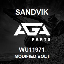 WU11971 Sandvik MODIFIED BOLT | AGA Parts