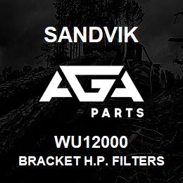 WU12000 Sandvik BRACKET H.P. FILTERS | AGA Parts