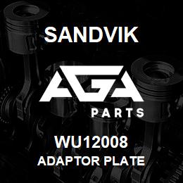 WU12008 Sandvik ADAPTOR PLATE | AGA Parts