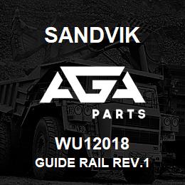 WU12018 Sandvik GUIDE RAIL REV.1 | AGA Parts