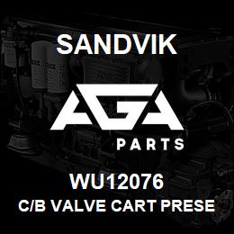 WU12076 Sandvik C/B VALVE CART PRESET | AGA Parts