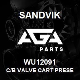 WU12091 Sandvik C/B VALVE CART PRESET & TAMP RESIST | AGA Parts