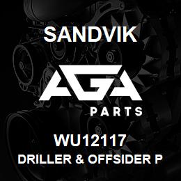 WU12117 Sandvik DRILLER & OFFSIDER PLATFORM REV.2 | AGA Parts